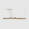 Elica Bio 90cm Island Cooker Hood - White & Oak