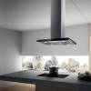 Elica Galaxy Island Cooker Hood - Stainless Steel & Black