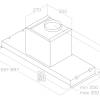 Elica Glass Out Dimensions