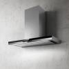 Elica Meteorite 120cm Chimney Cooker Hood - Stainless Steel & Black