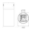 Elica Tube Pro Dimensions