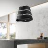 Elica Wave Ux 51cm Island Cooker Hood - Black