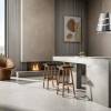 Elica Wave Ux 51cm Island Cooker Hood - Stainless Steel