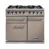 Falcon F1000DXDFFNNM - 1000 Deluxe Dual Fuel Fawn Nickel Range Cooker 115360