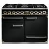 Falcon F1092DXDFBLBM - 1092 Deluxe Dual Fuel Black Brass Range Cooker 76810