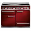 Falcon F1092DXEIRDN-EU - 1092 Deluxe Electric Induction Cherry Red Nickel Range Cooker 87060