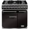 Falcon F900DXDFBLCM - 900 De Luxe Dual Fuel Black Chrome Range Cooker 77060