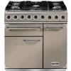 Falcon F900DXDFFNNM - 900 De Luxe Dual Fuel Fawn Nickel Range Cooker 115300