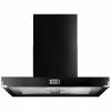 Falcon FHDCT1090BLC - 1090 Contemporary Black Chrome Chimney Hood 90980