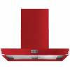 Falcon FHDCT1090RDN - 1090 Contemporary Cherry Red Nickel Chimney Hood 91030