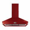 Falcon FHDSE1092RDN - 1092 Super Extract Cherry Red Nickel Chimney Hood 90870