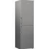 Freestanding Indesit silver fridge freezer with top fridge compartment