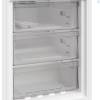 Freezer compartment view of Indesit INK21411G4UK with No Frost technology and clear drawer fronts