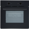 Front View of the Cata CUL57MMBK.1 Single Fan Oven in Black