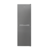 Front open view of NordMende RFF60405SL fridge freezer in a silver finish