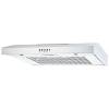 Front view of Culina UBSVH60SS 60cm visor cooker hood in stainless steel with push button controls