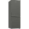 Front view of Indesit INK21411G4UK 6040 no frost fridge freezer in silver finish