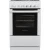 Front view of NordMende CSG52LPGWH 50cm LPG gas cooker in white