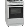 Front view of NordMende CSG63LPGWH 60cm LPG gas cooker in white