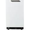 Front view of NordMende DF452 45cm integrated dishwasher with cabinet door