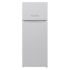 Front view of NordMende RFF266WH fridge freezer in white finish
