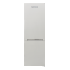 Front view of NordMende RFF335WH fridge freezer in white
