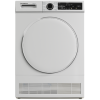 Front view of NordMende TDC91WH 9kg condenser dryer in white