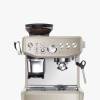 Front view of Sage Barista Touch Impress espresso machine in Almond Nougat finish