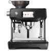 Front view of Sage Oracle Touch espresso machine in Black Truffle finish