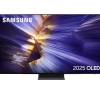 Front view of Samsung QE65S90FAEXXU 65 inch OLED Smart TV with ultra-slim bezel