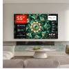 Front view of TCL 55Q7C-UK 55 inch QD-Mini LED Smart TV
