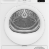 Front view of the Beko BM3T3822W 8kg Heat Pump Tumble Dryer in White