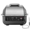 Front view of the Ninja EG351UK Grill & Air Fryer in Black and Silver