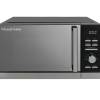 Front view of the Russell Hobbs RHMI2503B 25L Microwave – Black