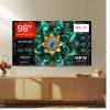 Front view of the TCL 98Q6C-UK 98 inch Smart Google TV