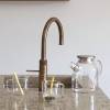 Fusion Round Patinated Brass
