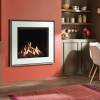 Gazco Reflex 75T Evoke Glass Gas Fire - White