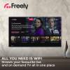 Haier K85 Series Smart TV displaying Fire TV home screen and streaming entertainment apps