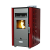 Henley Elm 4 Pellet Stove - Red