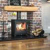 Henley Hazelwood Double Sided Wood Burning Stove