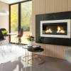 Henley Oslo White Bioethanol Wall Fireplace with dual burners