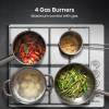 Hisense 4 burner gas hob