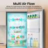Hisense black fridge freezer multi airflow system