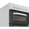 Hotpoint 50cm gas cooker white with double oven