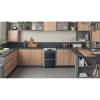Hotpoint 60cm gas double cooker with 10-level flame control