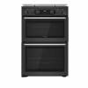 Hotpoint CD67G0C2CAUK Gas Cooker with Double Oven - Dark Grey