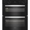 Hotpoint DUH 10D B Built Under Electric Fan Double Oven - Black
