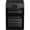 Hotpoint HDE6IDC2SA induction double cooker in anthracite 60cm
