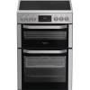 Hotpoint HDE6VDCASX electric double cooker in inox with Air Fry
