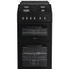 Hotpoint HDG5GCB gas double cooker black, 50cm freestanding cooker, Dalzells